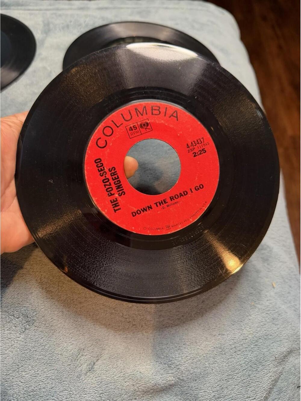 The Pozo-Seco Singers – Down The Road I Go / Time 45 RPM Columbia 43437 Vinyl R